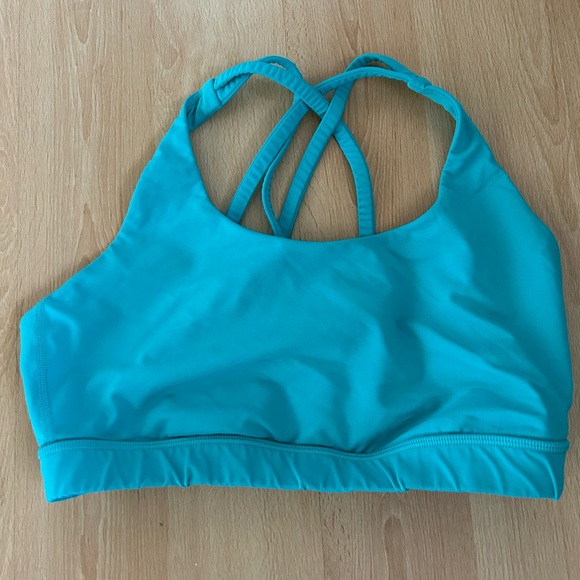 lululemon athletica Other - Lululemon Energy Bra Teal Size 10